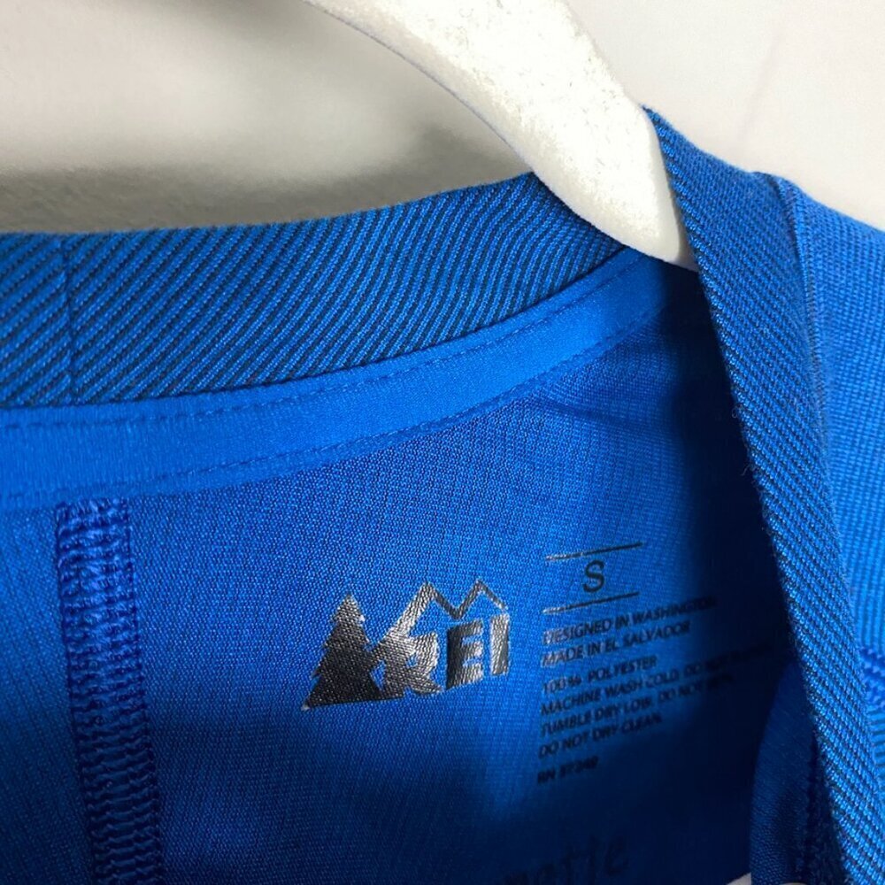 REI Long Sleeve Blue Shirt Mens Small - Picture 3 of 6